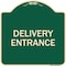 Signmission Traffic Entrance Delivery Entrance Heavy-Gauge Aluminum Architectural Sign, 18" x 18", G-1818-22793 A-DES-G-1818-22793 - alternate 1